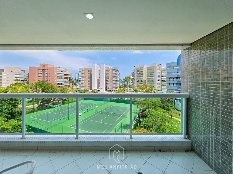 Apt for 6, balcony & leisure, 500m from the beach