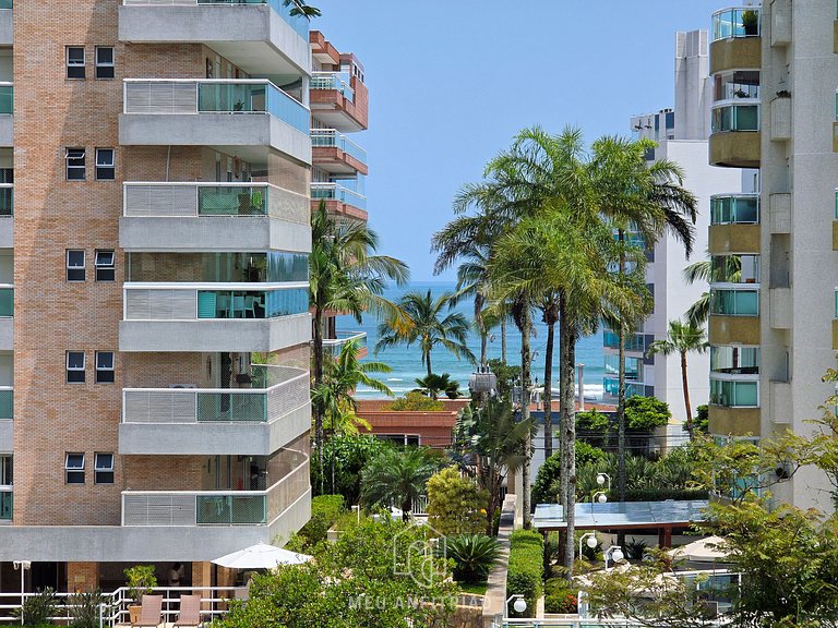 Apt for 6, balcony & leisure, 500m from the beach