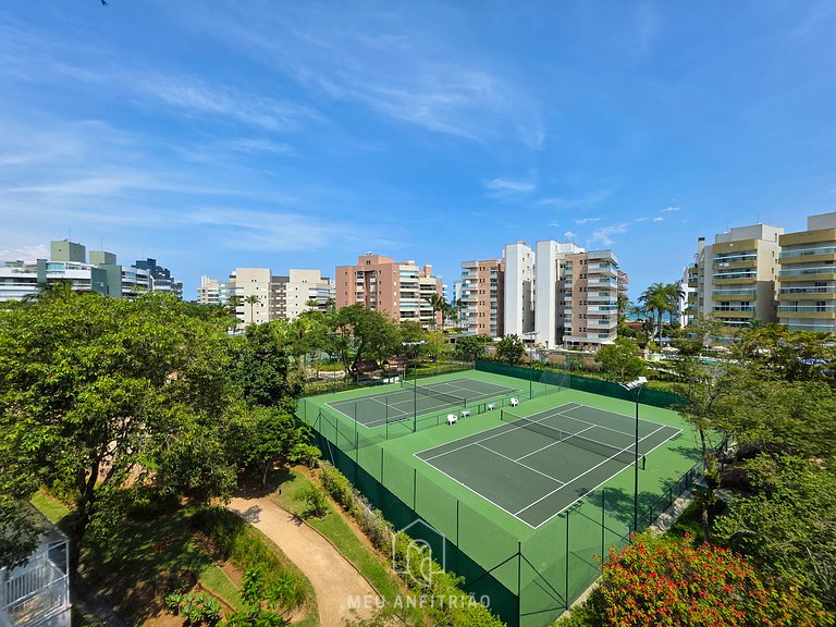 Apt for 6, balcony & leisure, 500m from the beach