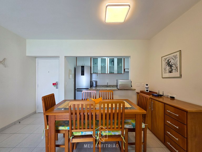 Apt for 6, balcony & leisure, 500m from the beach