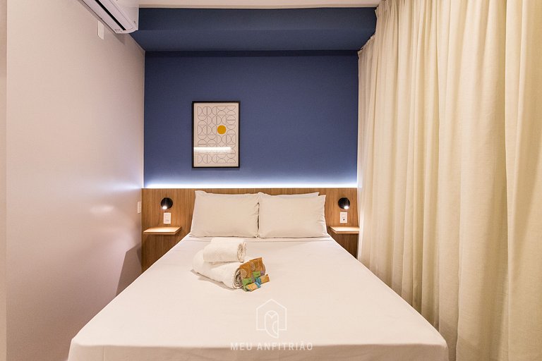 Studio, pool, leisure near Tatuapé subway-mall