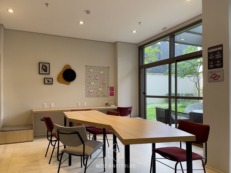 Studio, pool, leisure near Tatuapé subway-mall