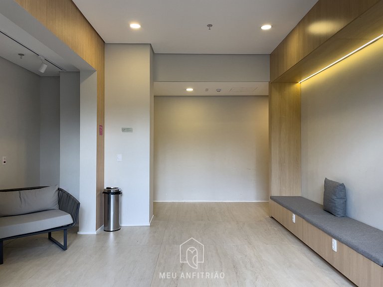 Studio, pool, leisure near Tatuapé subway-mall