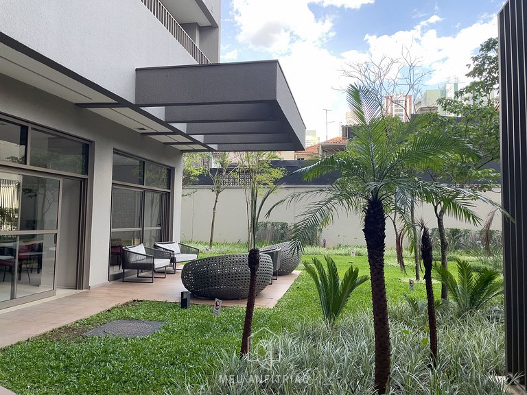 Studio, pool, leisure near Tatuapé subway-mall