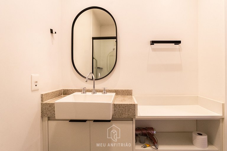 Studio for 4, complete leisure near Allianz/PUC-SP