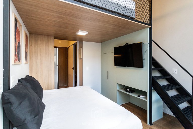 Studio p/4, lazer completo perto do Allianz/PUC-SP