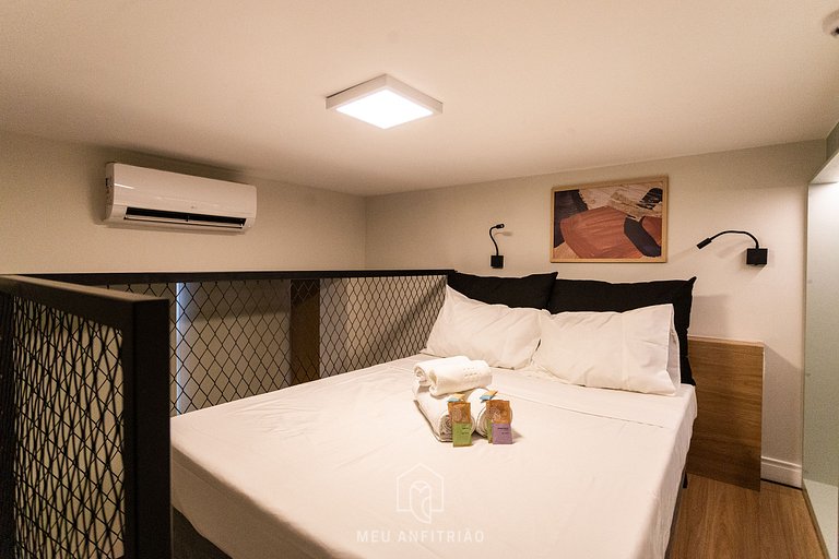 Studio p/4, lazer completo perto do Allianz/PUC-SP