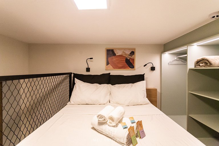 Studio for 4, complete leisure near Allianz/PUC-SP