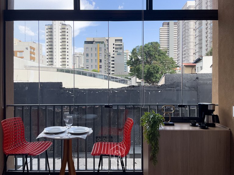 Studio for 4, complete leisure near Allianz Parque