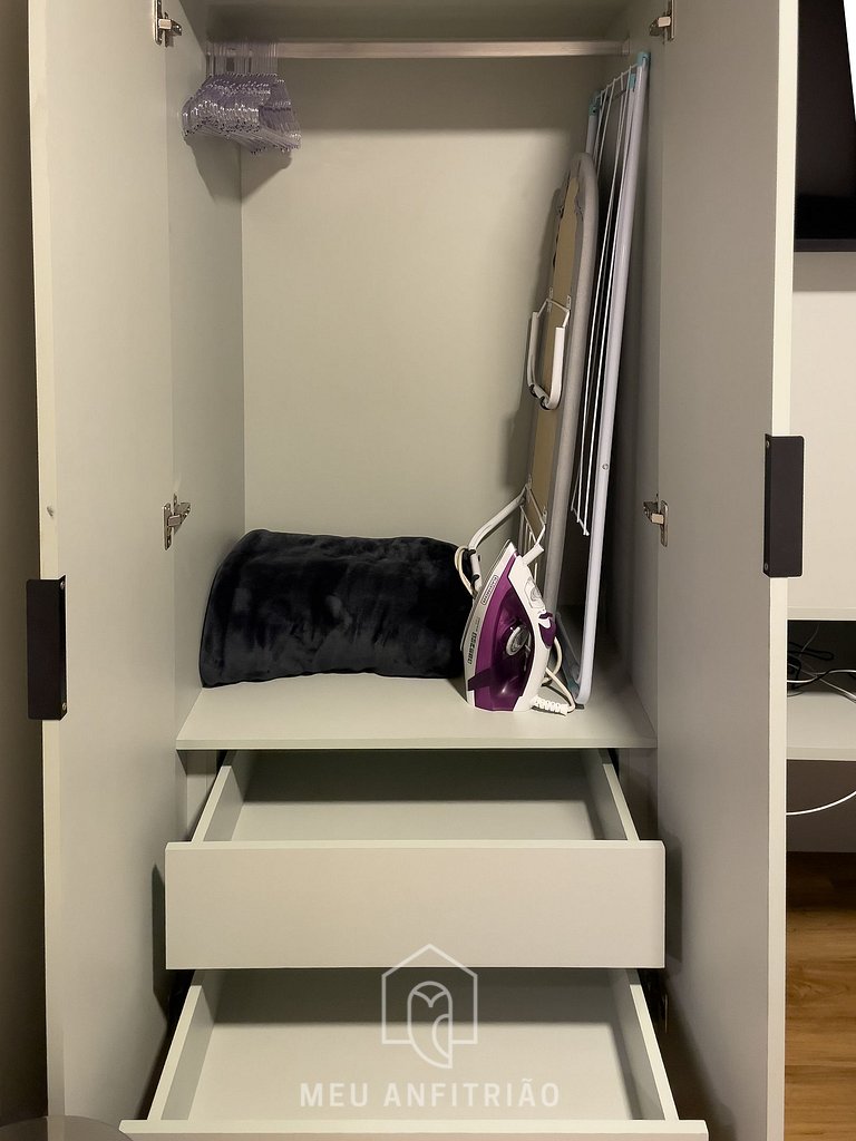 Studio for 4, complete leisure near Allianz Parque