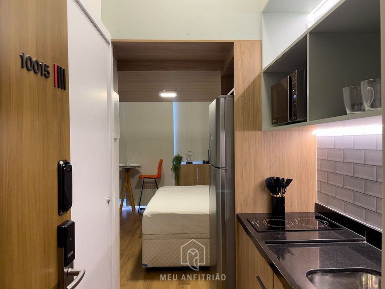 Studio p/4, lazer completo perto do Allianz/PUC-SP