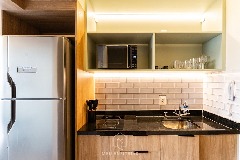 Studio p/4, lazer completo perto do Allianz/PUC-SP