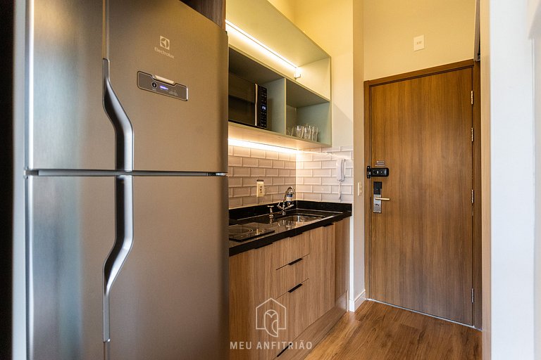 Studio p/4, lazer completo perto do Allianz/PUC-SP