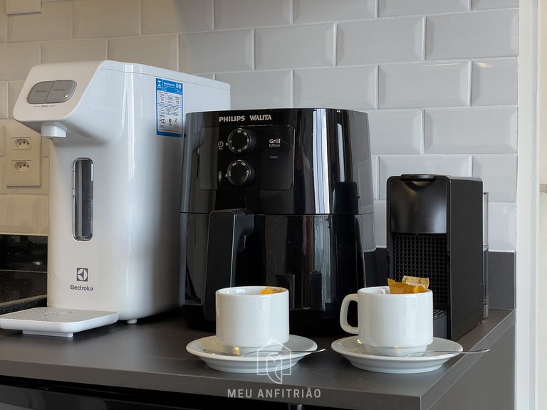 Queen bed and leisure near Congonhas Airport