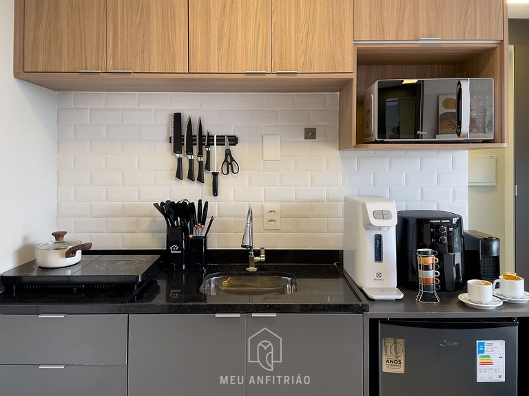 Cama queen e lazer perto do Aeroporto de Congonhas