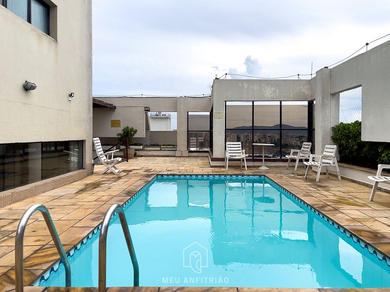 Apartment with a high view and garage for 3