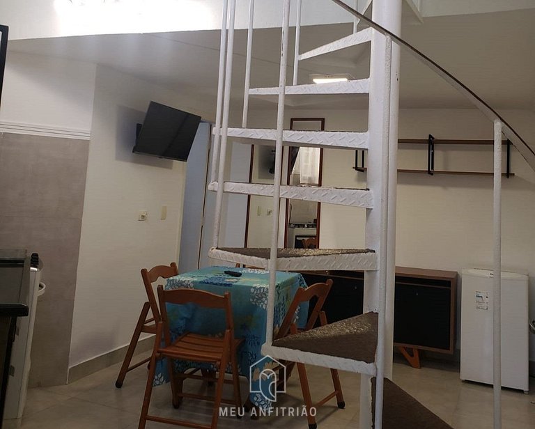 3 people, coffee, garage across from the beach