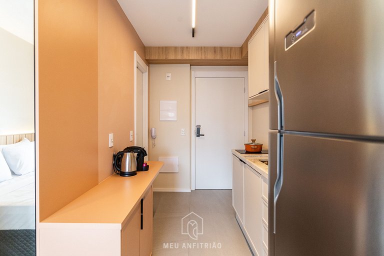 Queen bed, complete leisure 1km to Allianz Parque