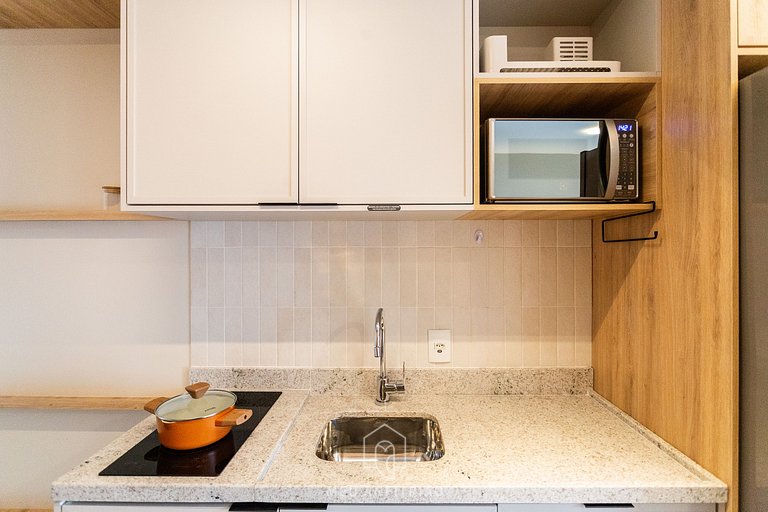 Cama queen, lazer completo a 1km do Allianz Parque