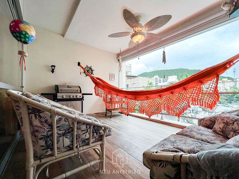 Apartamento 3 Habitaciones con Parrilla en Enseada