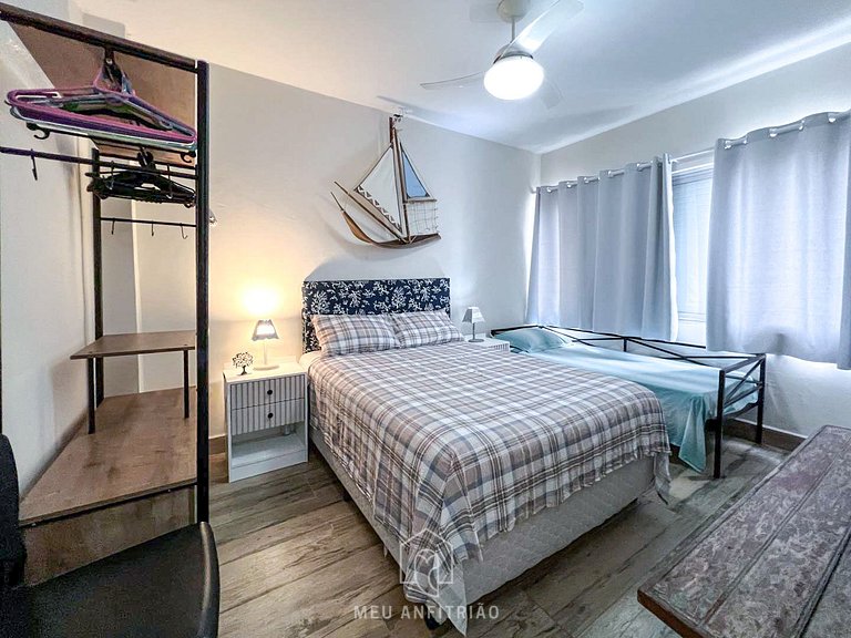 Apartamento 3 Habitaciones con Parrilla en Enseada