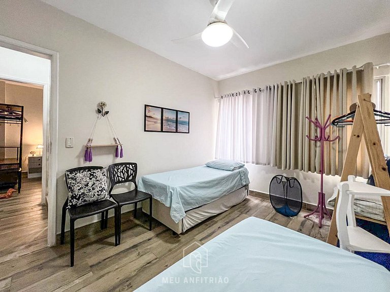 Apartamento 3 Habitaciones con Parrilla en Enseada