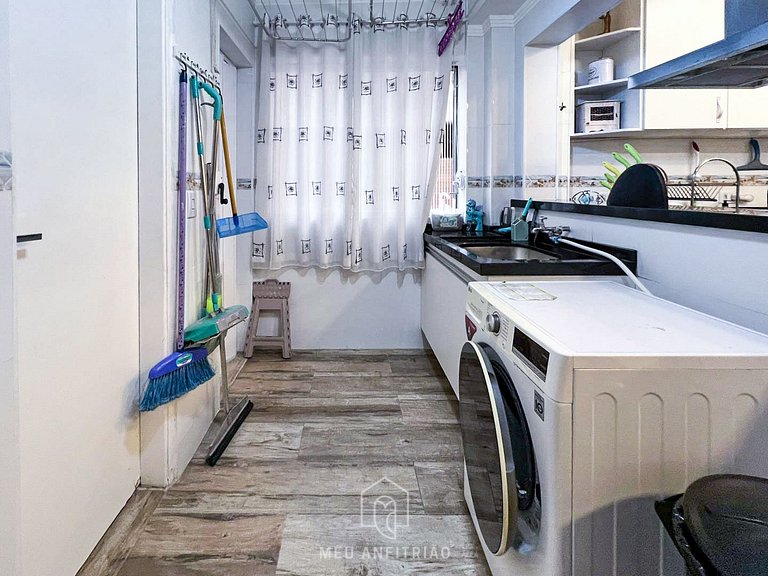Apartamento 3 Habitaciones con Parrilla en Enseada