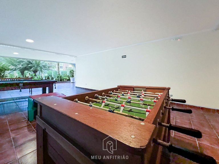 200m da praia | 133m² | Churrasqueira | 8 pessoas