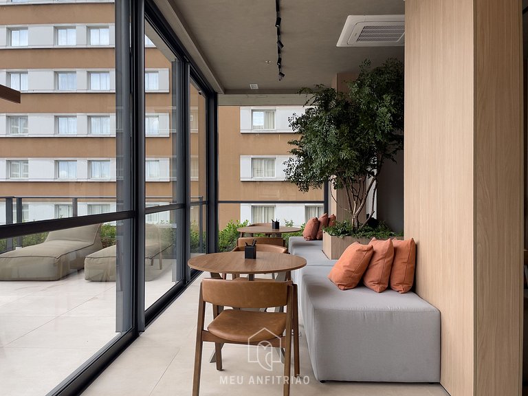 2 personas|Cocina completa|Piscina|Av. Paulista