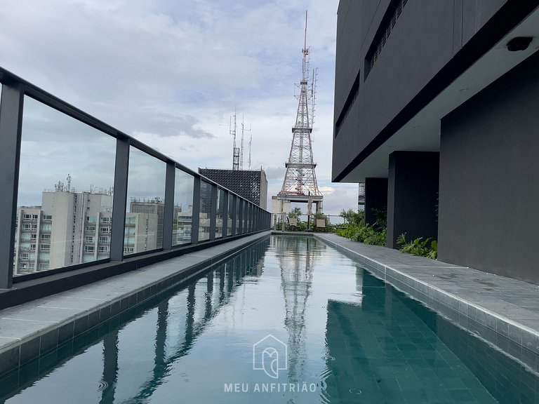 V3rso Jardins | Luxury | Pool | Paulista Av.