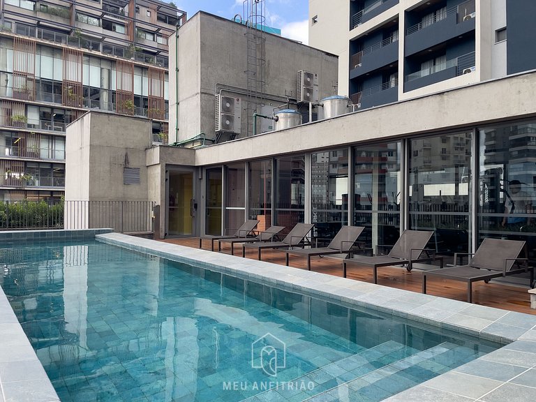 Loft completo perto do metrô na Vila Madalena