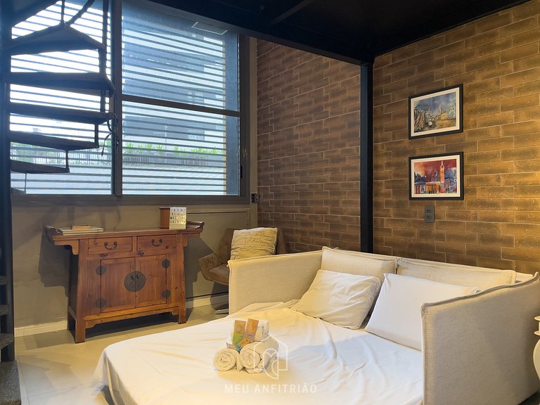 Full Loft near Metro in Vila Madalena