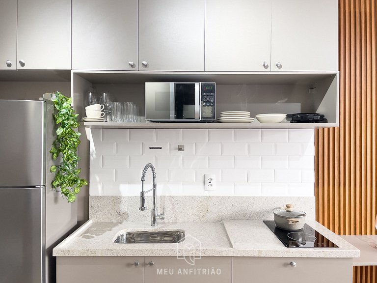 24m² | Equipped | Pool and leisure | Faria Lima Av