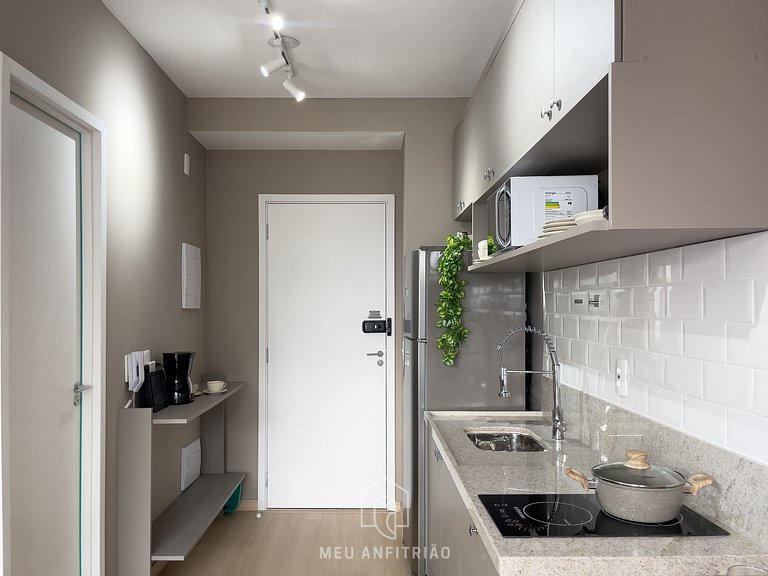 24m² | Equipped | Pool and leisure | Faria Lima Av