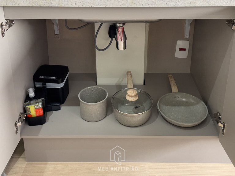 24m² | Equipped | Pool and leisure | Faria Lima Av