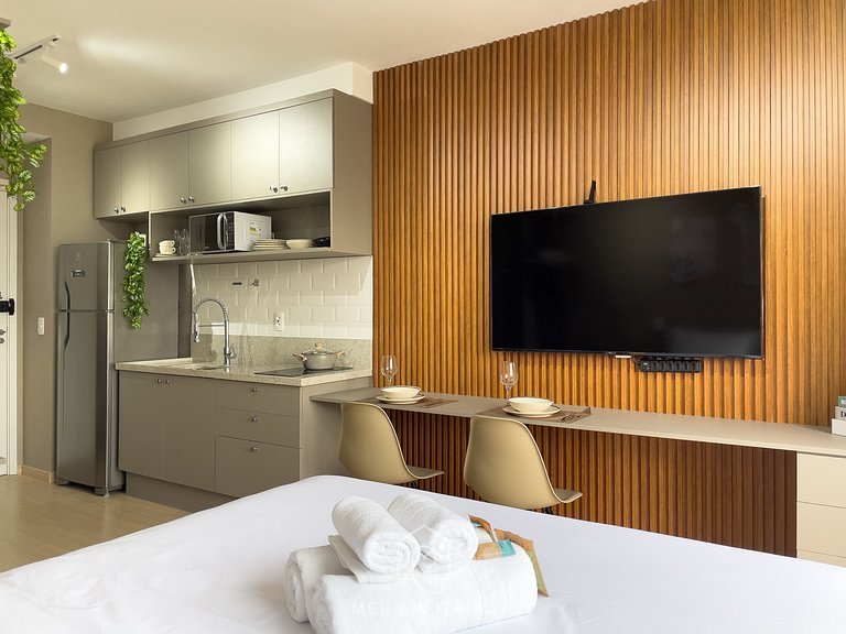 24m² | Equipped | Pool and leisure | Faria Lima Av