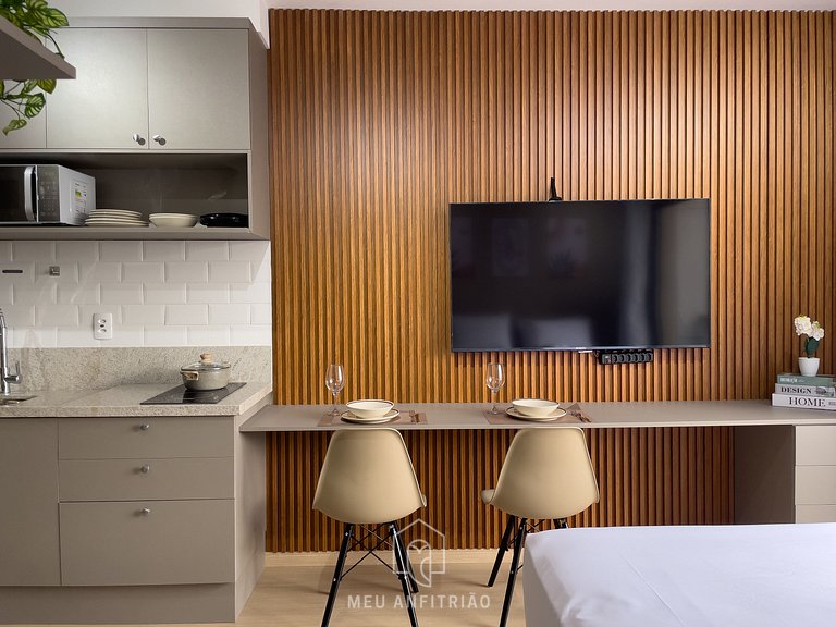 24m² | Equipped | Pool and leisure | Faria Lima Av