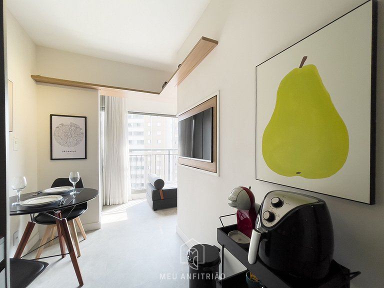 27m² | 2 people | Pool | Gym | 200m from subway