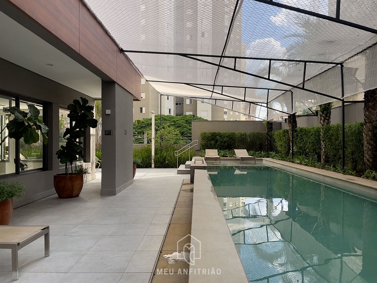 27m² | 2 people | Pool | Gym | 200m from subway