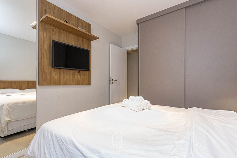 3 rooms | 90m² | 600m from Leblon beach and mall