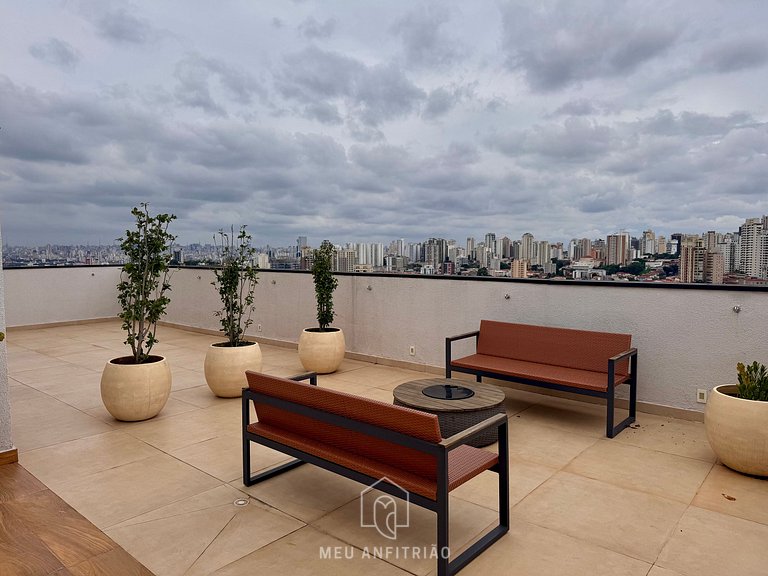 40m² | Queen bed | Expo Center Norte | Anhembi