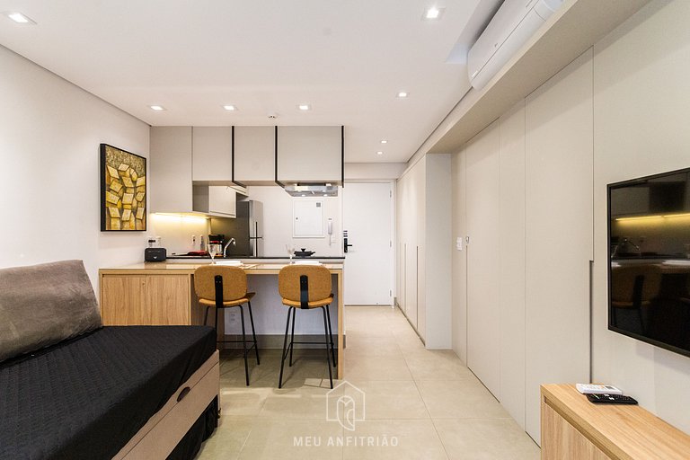 Apto c/ lava e seca perto do Allianz Parque