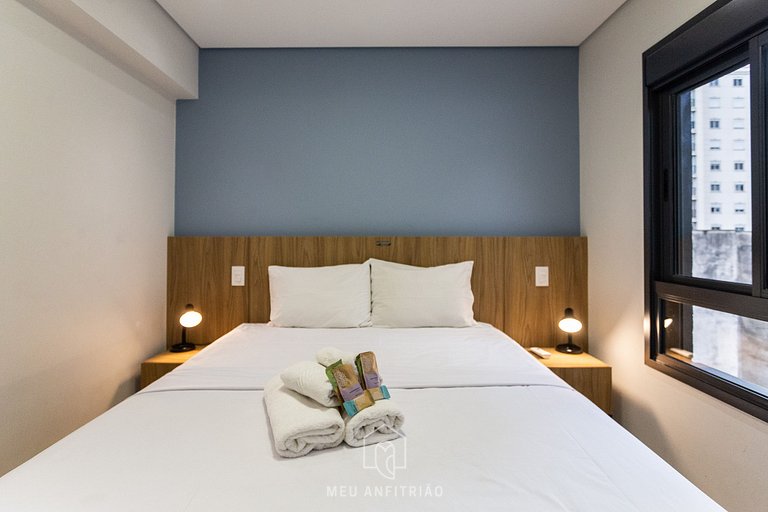 Apto c/ lava e seca perto do Allianz Parque