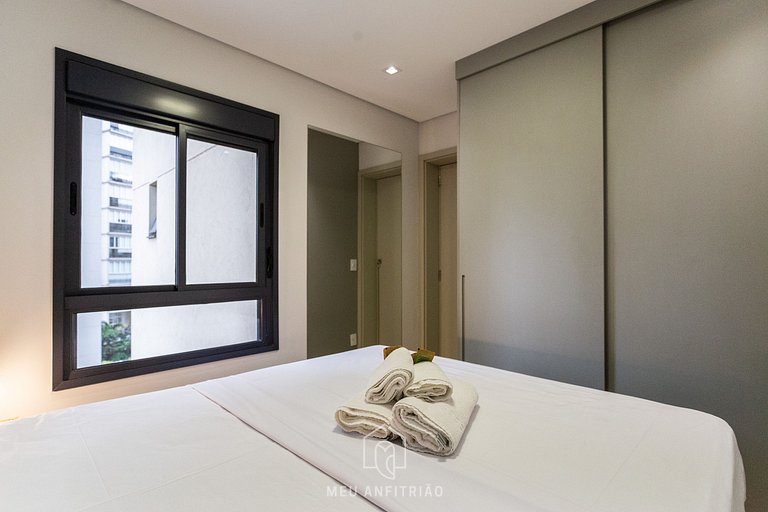 Apt w/ washer-dryer near Allianz Parque