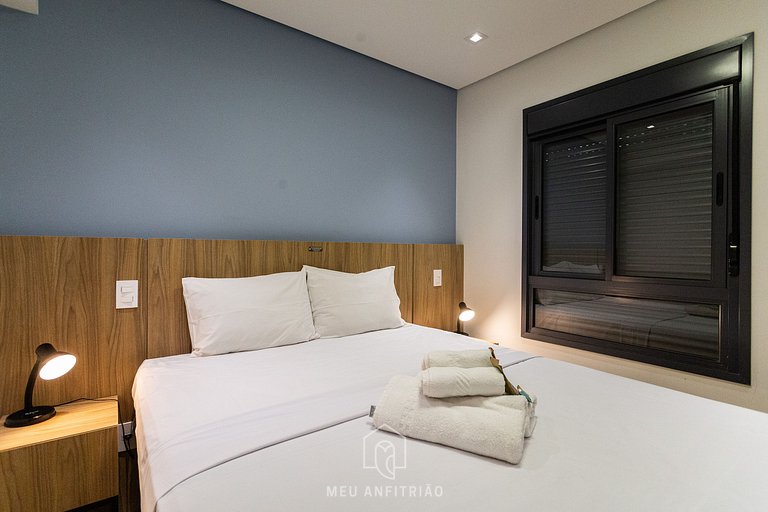 Apto c/ lava e seca perto do Allianz Parque