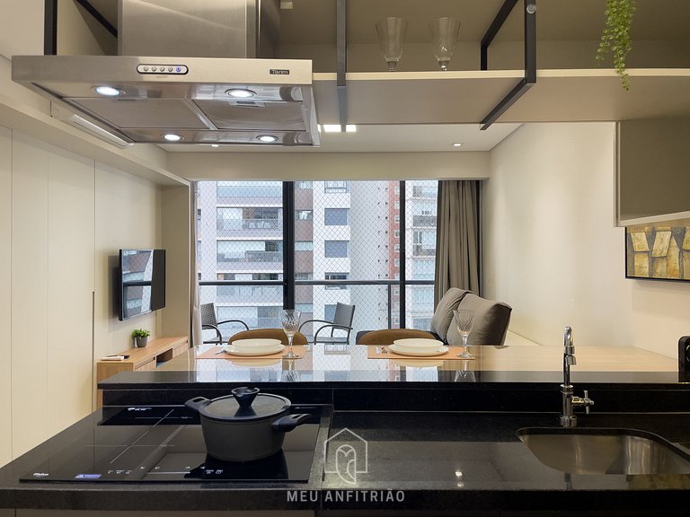 Apt w/ washer-dryer near Allianz Parque