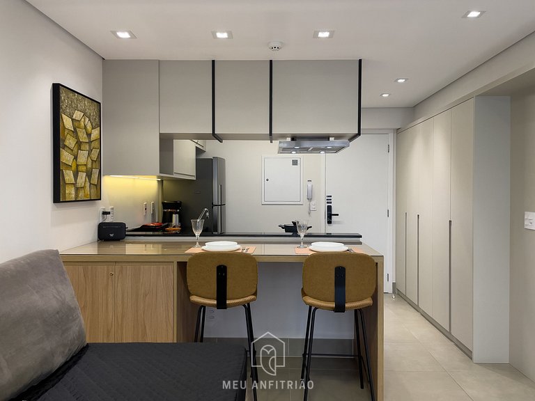 Apt w/ washer-dryer near Allianz Parque