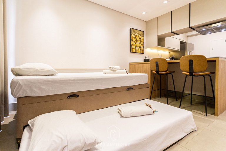 Apt w/ washer-dryer near Allianz Parque