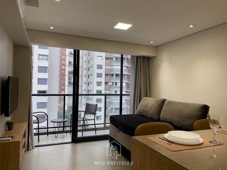 Apt w/ washer-dryer near Allianz Parque