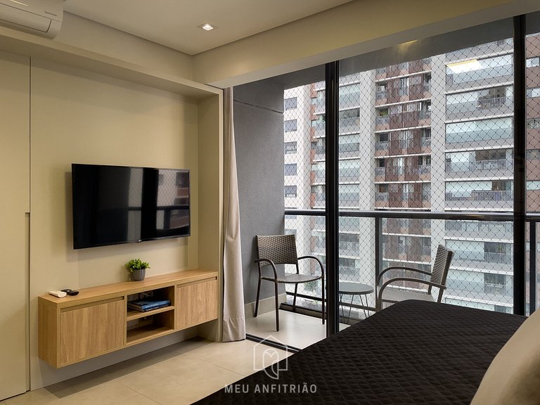 Apt w/ washer-dryer near Allianz Parque